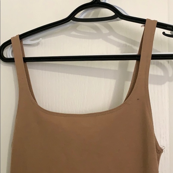 Tan Bodycon Dress Zara - Picture 2 of 3